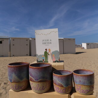 artisann Cup with name & heart