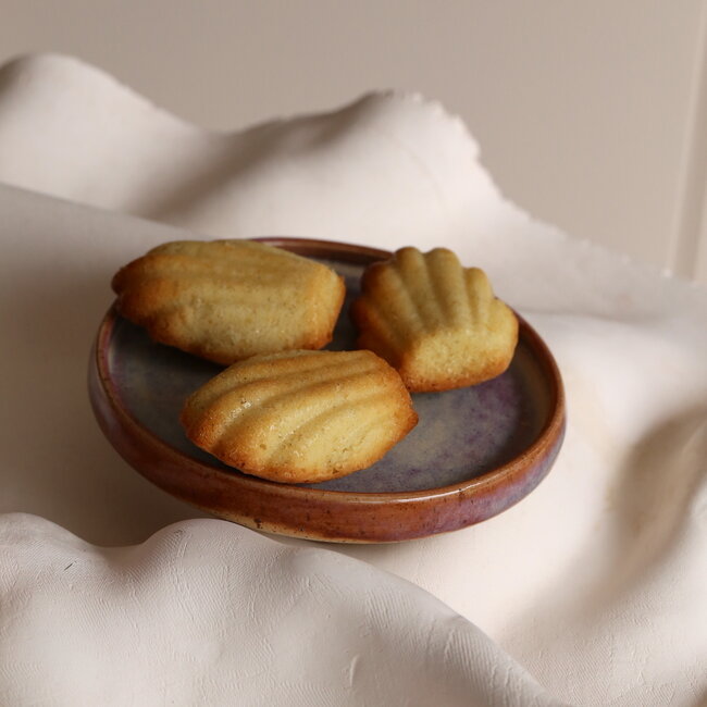 Handmade ceramic plate, Sunrise