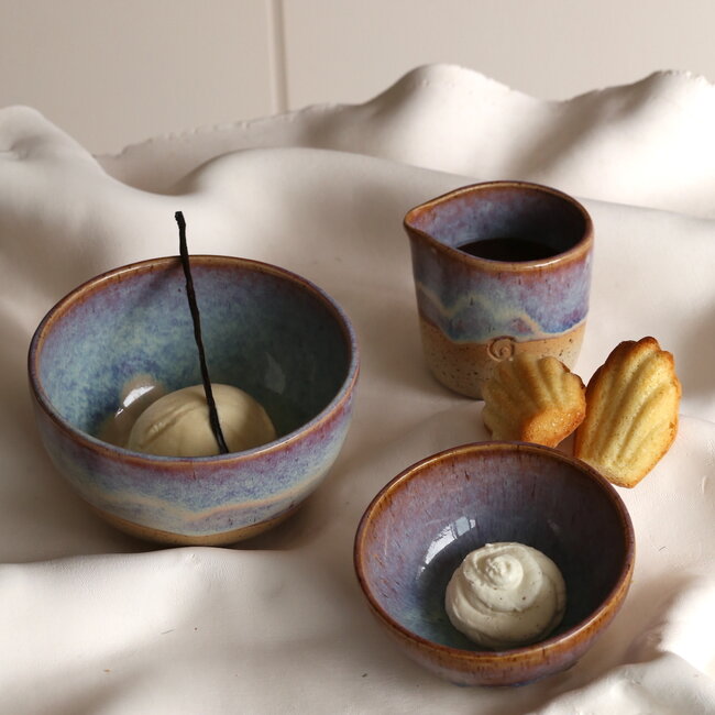 Keramisch handgemaakt melkkannetje van ons koffieservies  "Sunrise"