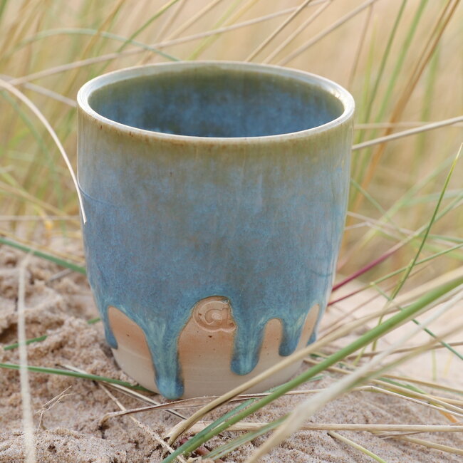 Contemporary, handmade ceramic cup from the tableware and collection “Mint"