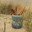 artisann Vase et pot cuillière en céramique Menthe