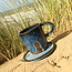 Tasse avec oreille contemporain en céramique fait main du service et de la collection "Beach"
