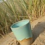 Contemporary, handmade ceramic thea or water cup from the tableware and collection "Lagoon"