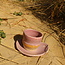 Scale "Pink" used for snacks, but also very nice as a saucer of a coffee cup or mug.