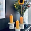 artisann Keramische kaarsenhouder White