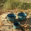 Golvende, handgemaakte keramische tas “Léonore” van ons koffieservies "Turquoise"