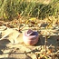 Sucrier "Rose" fait à la main en argile pyerite avec un couvercle Artisann au design unique