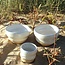 Keramisch handgemaakte matcha kom, White