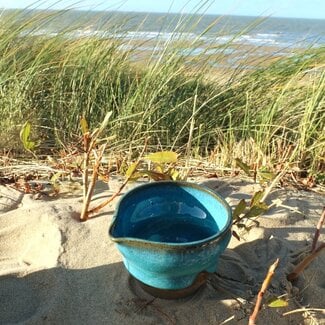 artisann Matcha can, bowl with spout Turquoise