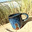 Contemporary, handmade ceramic mug from the tableware and collection “Beach"