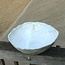Ceramic handmade salad bowl, White Dunes