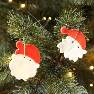 artisann Kerstman in porselein