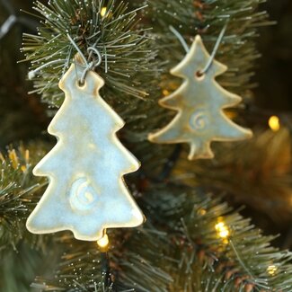 artisann Arbre de Noël en porcelaine