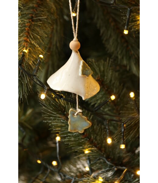 artisann Kerstklok met kerstboom