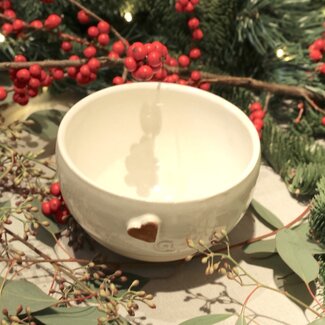 artisann Bowl "White Heart"