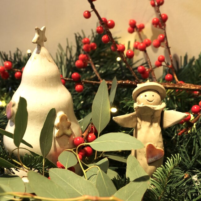 Contemporary artistic Christmas angel buy with the ceramic store