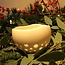 Porcelain Round Perforated Tealight Holder