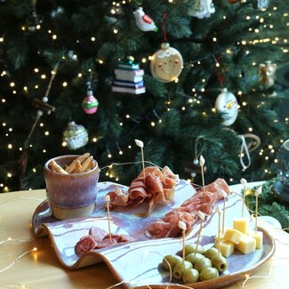 artisann Plat de tapas ondulé Sunrise