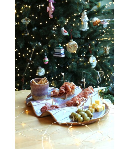 artisann Wavy tapas plate Sunrise