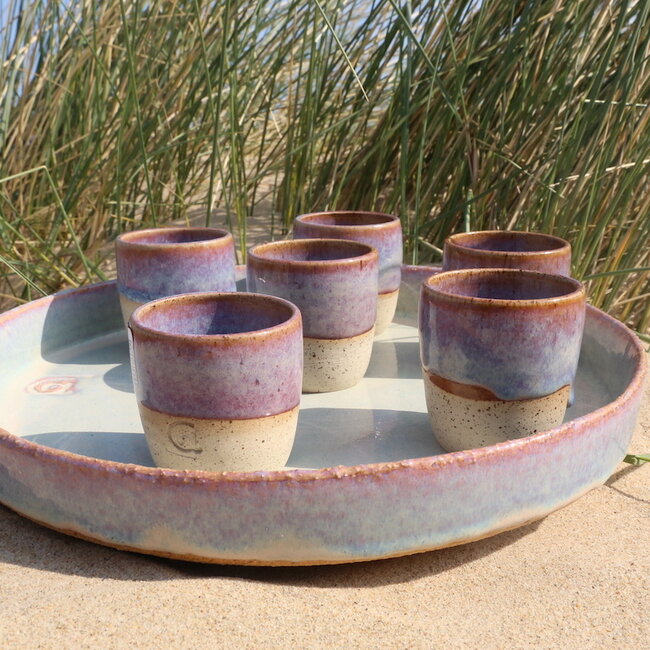 Tableware set: tapas scale  and cups