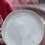 Handmade porcelain plate, Heart