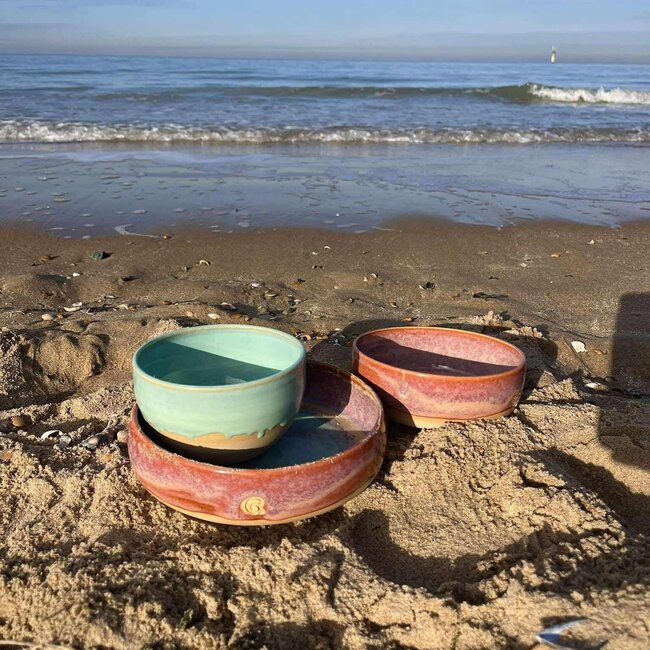 Ceramic handmade bowl, Lagune