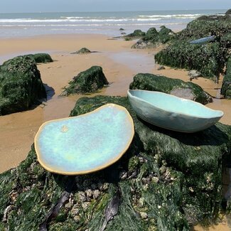 artisanni Plate Coquillage Lagune