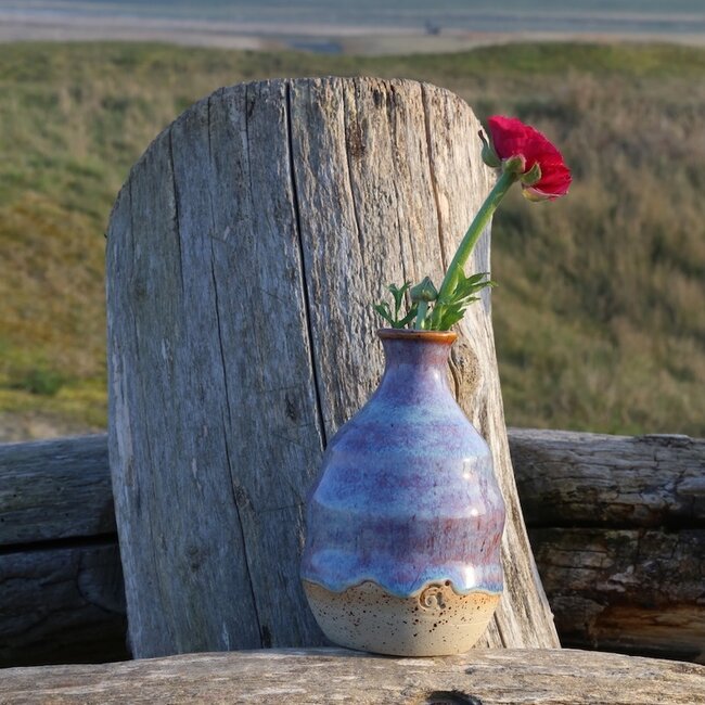 Petite vase fait main en céramique One Flower Sunrise