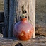 Ceramic handmade oil bottle, Sungreen