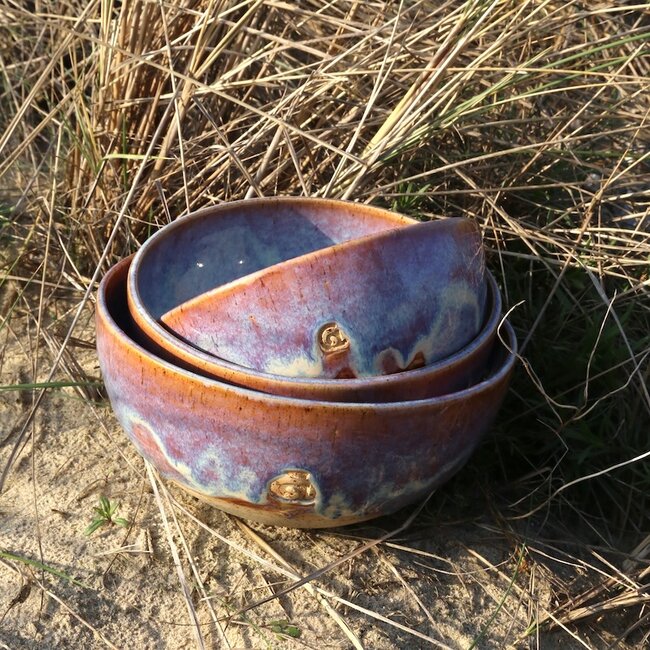 Ceramic handmade bowl, Sunrise