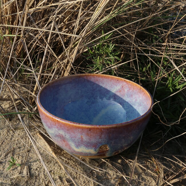 Keramisch handgemaakte kom, Sunrise