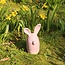 Ceramic handmade Easter bunny, Rose