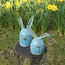 Ceramic handmade Easter bunny, Mint