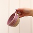 Ceramic handmade Barista cup, Pink