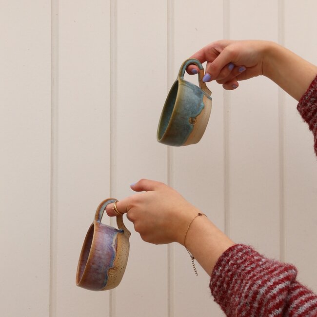 Keramisch handgemaakte Barista tas, Sunrise