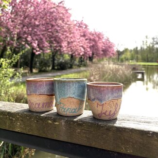 artisann Tasse à café avec nom et/ou cœur