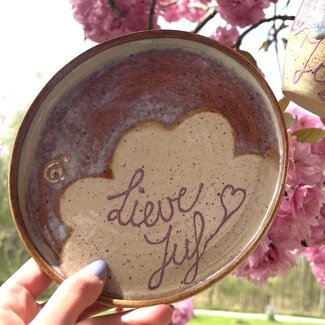 artisann Plate with name and/or heart