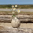 Petite vase fait main en céramique,  One Flower Naturel Beige