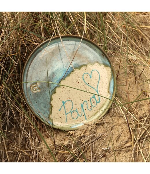 artisann Plate with handwritten name