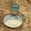 Personalize a ceramic plate with a handwritten name
