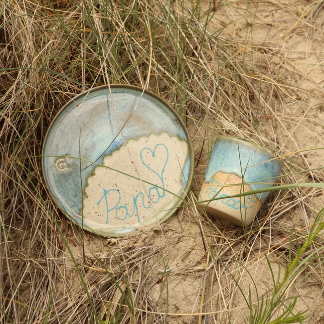 Personaliseer een bord met een handgeschreven naam