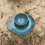 Handmade ceramic plate Amandine, Turquoise