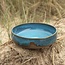 Handmade ceramic scale with unique glazes from the "Italian Turquoise" service