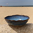 Keramisch handgemaakte saladekom, Beach