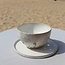 Ceramic handmade berry bowl, White