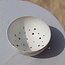 Ceramic handmade berry bowl, White