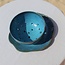 Ceramic handmade berry bowl, Italian Turquoise