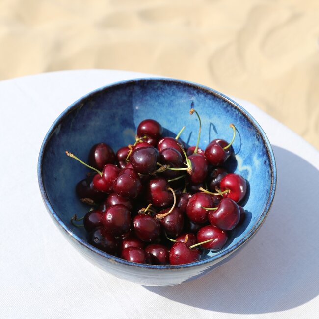 Keramisch handgemaakte fruitvergiet, Beach