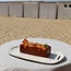 Handmade ceramic pastry dish, White Spots