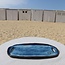 Handmade ceramic pastry dish, Beach